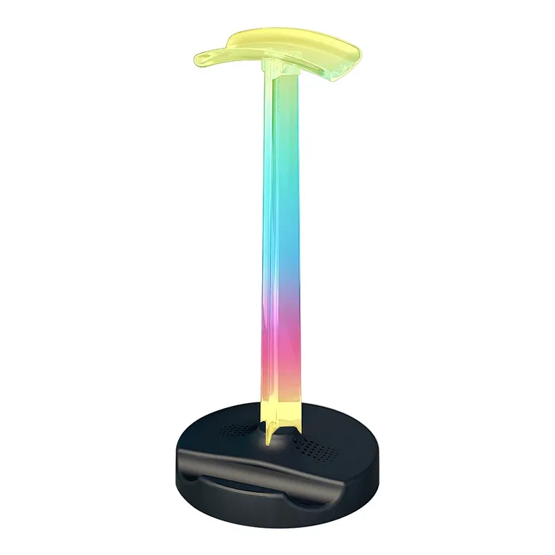 RGB Gaming Headset Stand  Desktop Ambient Lighting - Ergonomic Design,  Perfect Gift for PC Gamers image 6
