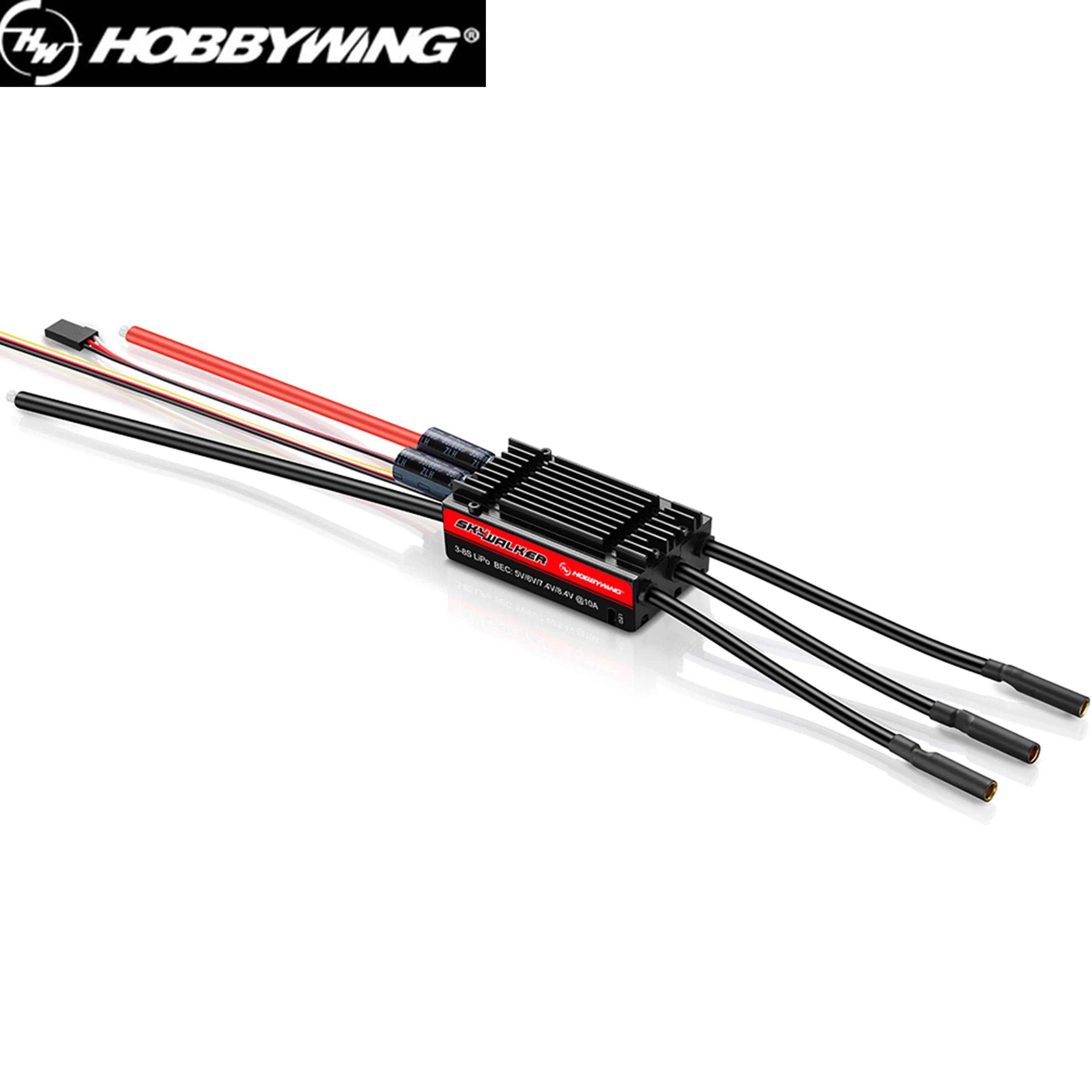 

HOBBYWING Skywalker Medium/High Voltage 120A V2 Series Brushless ESC Speed Controler 3-8S for RC FPV 3D Quadcopter Plane Drone
