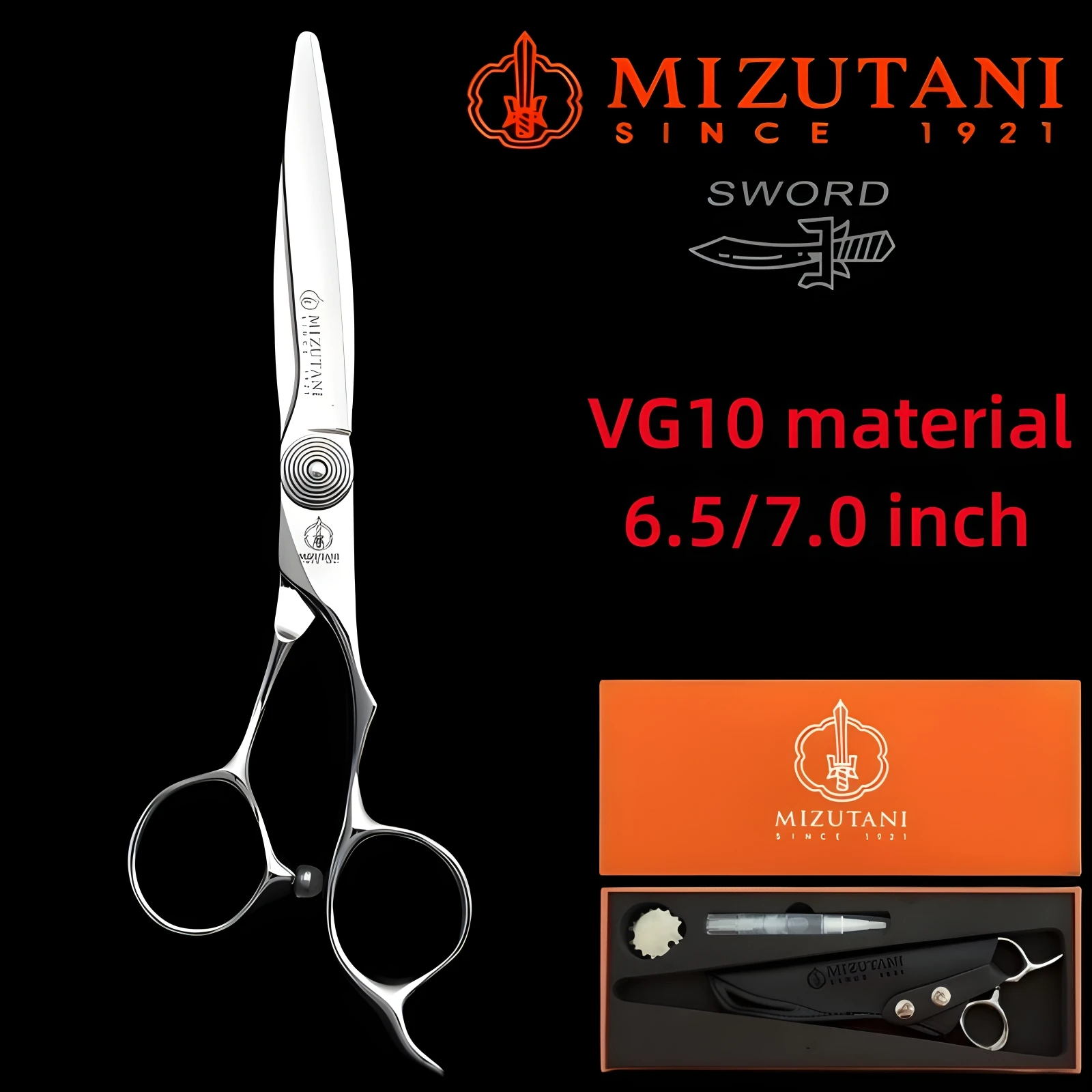 barber Scissors 6.5/7.0 Inch scissors VG10 material professional hairdressing scissors barberia Hair cutting machine