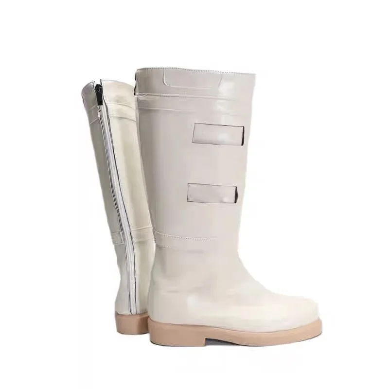 Padme Amidala Naberrie Cosplay Shoes White Boots Women Halloween Cosplay Prop Padme Amidala Custom Made