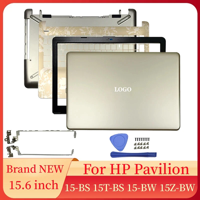 

For HP 15-BS 15-BR 15-BW 15T-BR 15Z-BW Notebook LCD Back Cover/Front Bezel/Hinge/Palmrest/Bottom Laptop Accessories Laptops Case