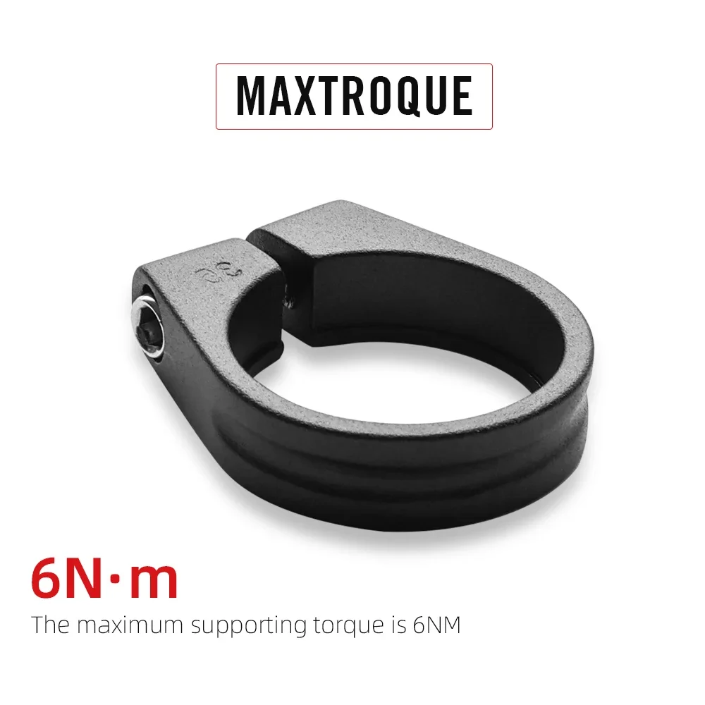 Jawbone Seat Post Clamp CNC Alloy Light Saddle Bicycle Seating Post for 25.4  27.2  30.9 31.6 mm Lock Bike Cycling Accessories