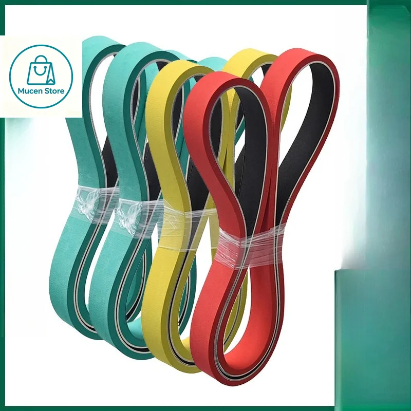 Thickness Green/Wear-Resisting Rubber Conveyor Belt for Folder Glueing Machine. Feeder Flat Belt Wheel For8.0mmFoulder Gluer