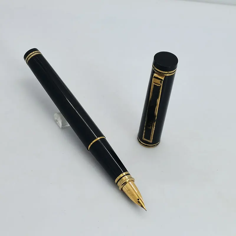 

New Old Vintage Rare LINGNAN 403 Fountain Pen Plastic Barrel Shaped Bag Pointed Collection Using Production In The 90 s