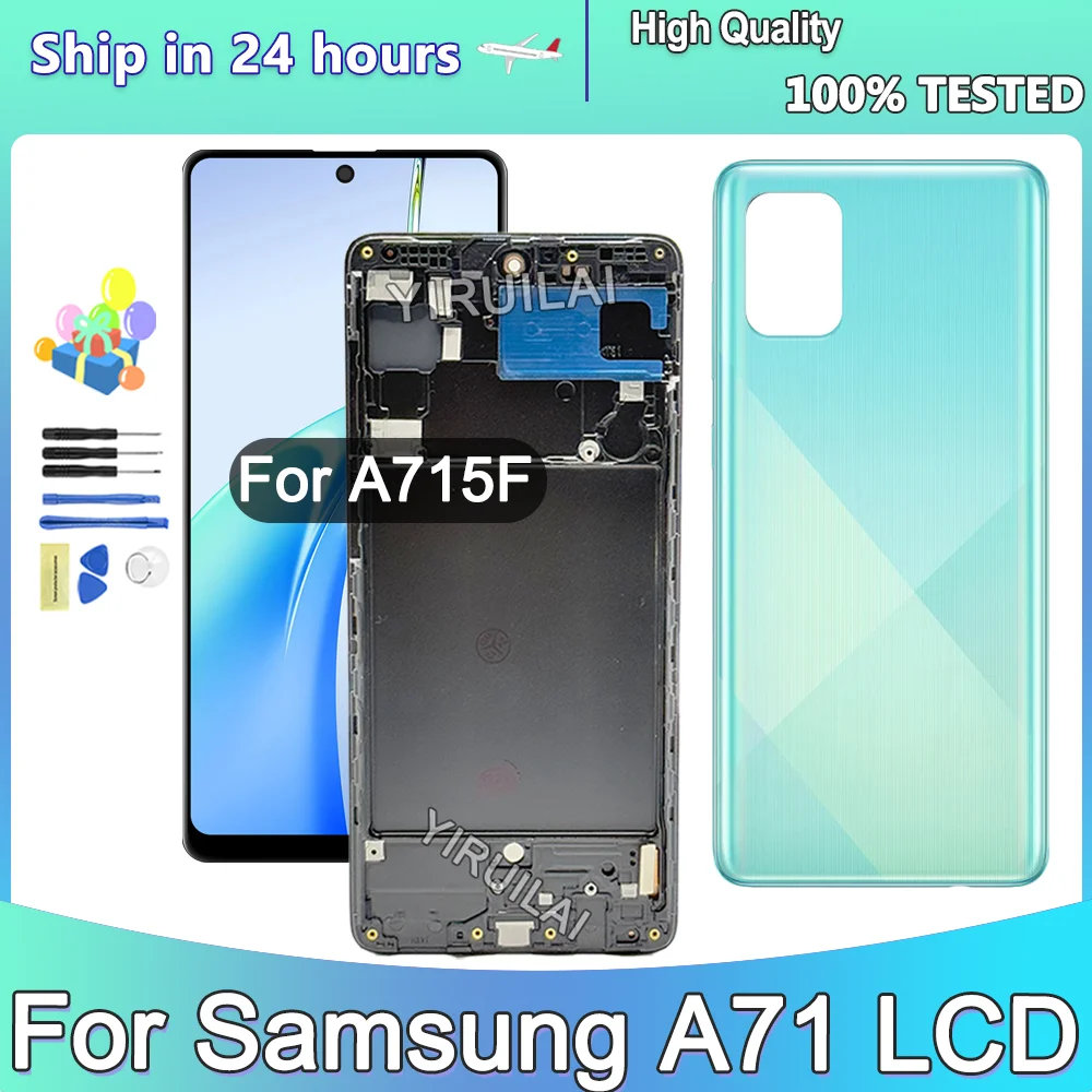 

6.7'' TFT For SAMSUNG GALAXY A71 A715 LCD Display Touch Screen For Samsung A716F With Frame Digitizer Assembly