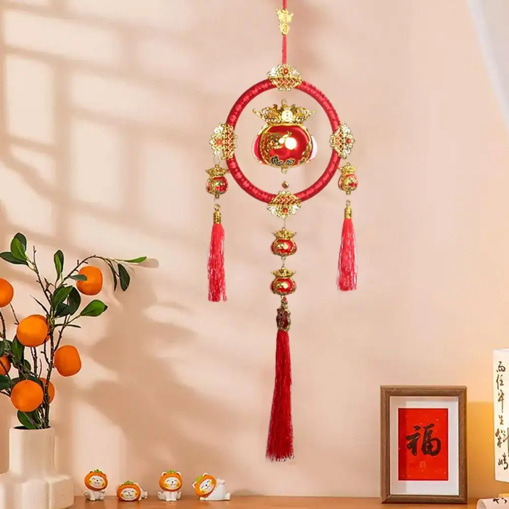 Wealth Symbol Pendant 2025 Year of Snake Chinese New Year Hanging Ornaments for Home Office Decor Spring Festival Lucky Charms