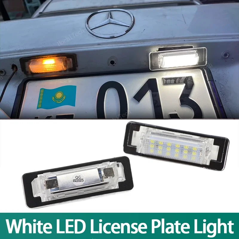 2x Canbus LED Number License Plate Light Lamp For Mercedes Benz E C Class W210 W202 4D AMG White Number Plate Lamp Accessories