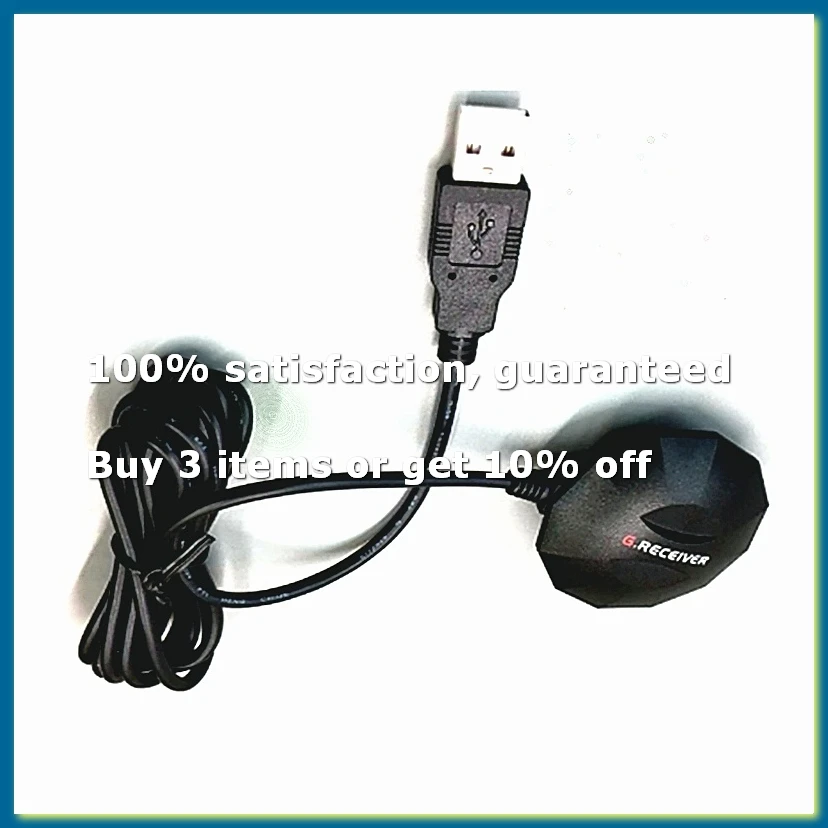 ●New USB GPS GLONASS Receiver GNSS Receiver Module Antenna, Replace Bu-353S4, BU353S4, 0183NMEA USB Protocol