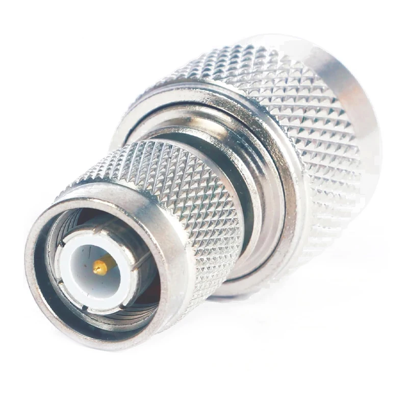 1 Stück Koaxialstecker TNC Stecker auf UHF PL-259 PL259 Stecker Gerader HF-Koax-Adapter Kupfer-Nickel-beschichtet – Detail 3