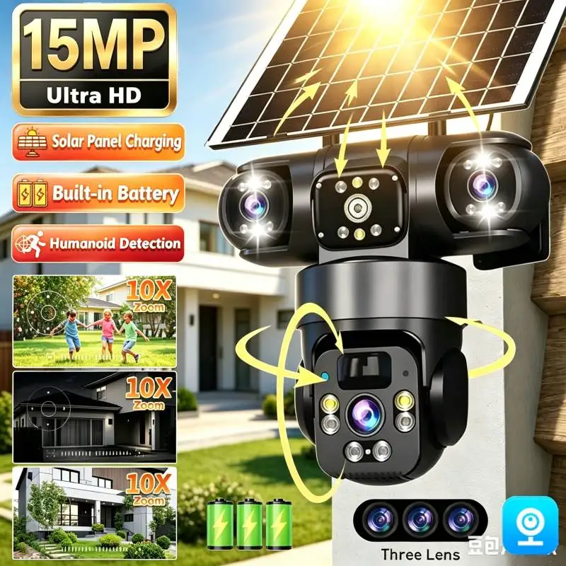 15mp-wireless-wifi-outdoor-solar-camera-ptz-3-lens-pir-human-detection-night-vision-security-video-8k-hd-battery-cctv-monitor