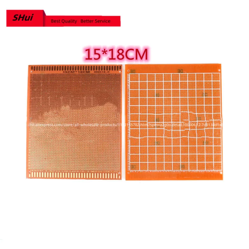 15*18cm 15x18CM Single Side Prototype PCB Universal Board Experimental Bakelite Copper Plate Circuirt Board 150*180MM