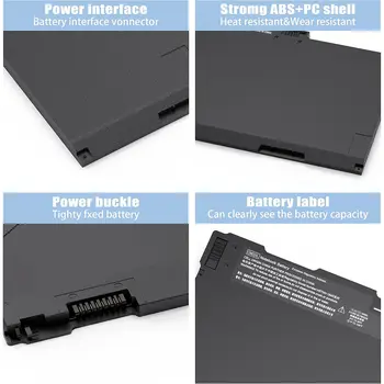 Baterie do notebooku CM03 CM03XL pro HP EliteBook 740 745 750 755 840 845 850 855 G1 G2 Series CO06XL 716724-421 717376-001 10 nejlepší prodej Baterie pro HP EliteBook 840 - №4