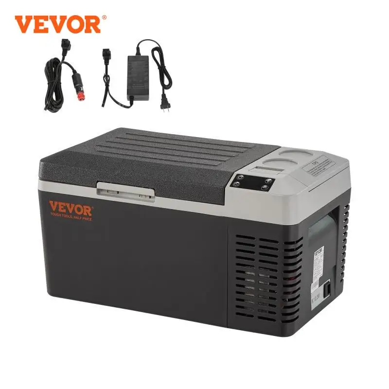 VEVOR-Mini Réfrigérateur Portable à Zone Unique, Compresseur de Glacière, 20L, 21Qt, pour Voiture, Maison, Voyage en Plein Air