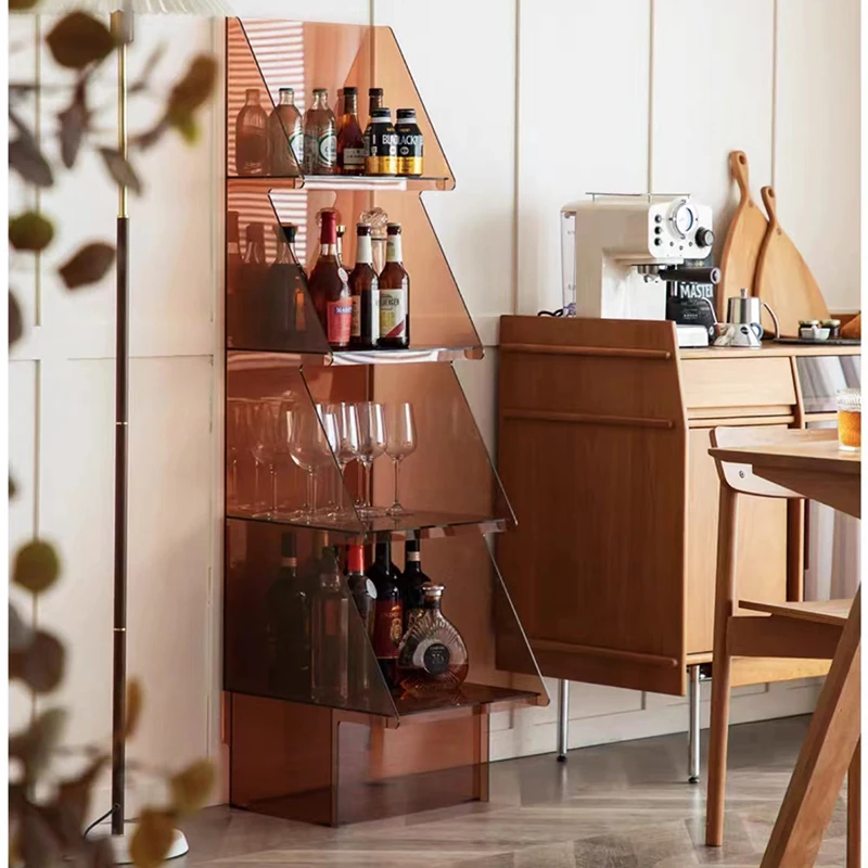 

Modern Acrylic Bookshelf Floor Storage Rack For Living Room Display Bedroom School Home Furniture Christmas Tree Storage Rack