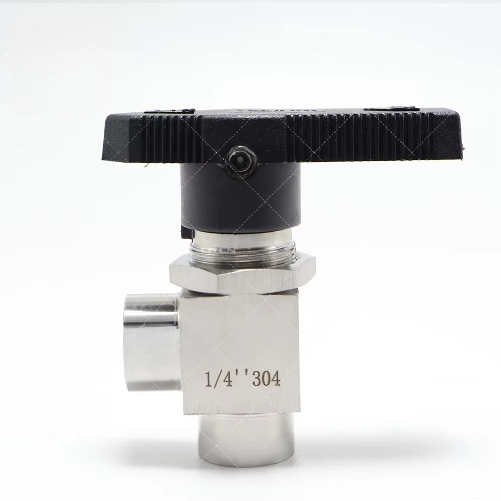 Right Angle Ball Valve 304 Stainless Steel Internal Thread Ball Valve 