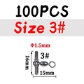 100 pcs size 3