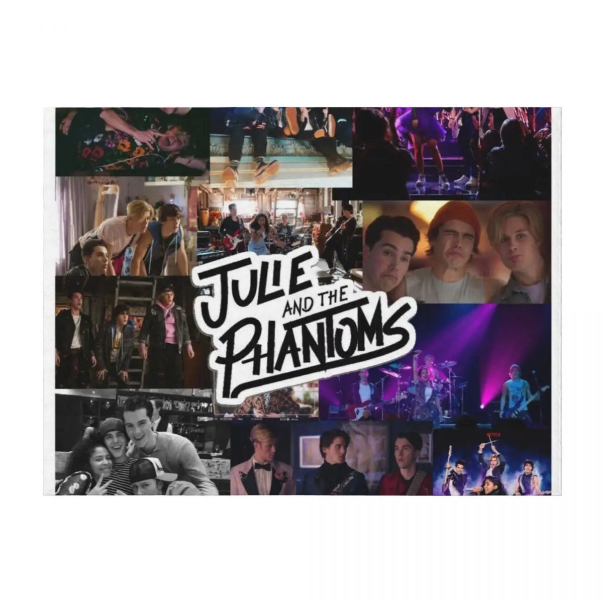 

Julie and the Phantoms Band Collage Throw Blanket Furry Bed Sofa Beautifuls Blankets