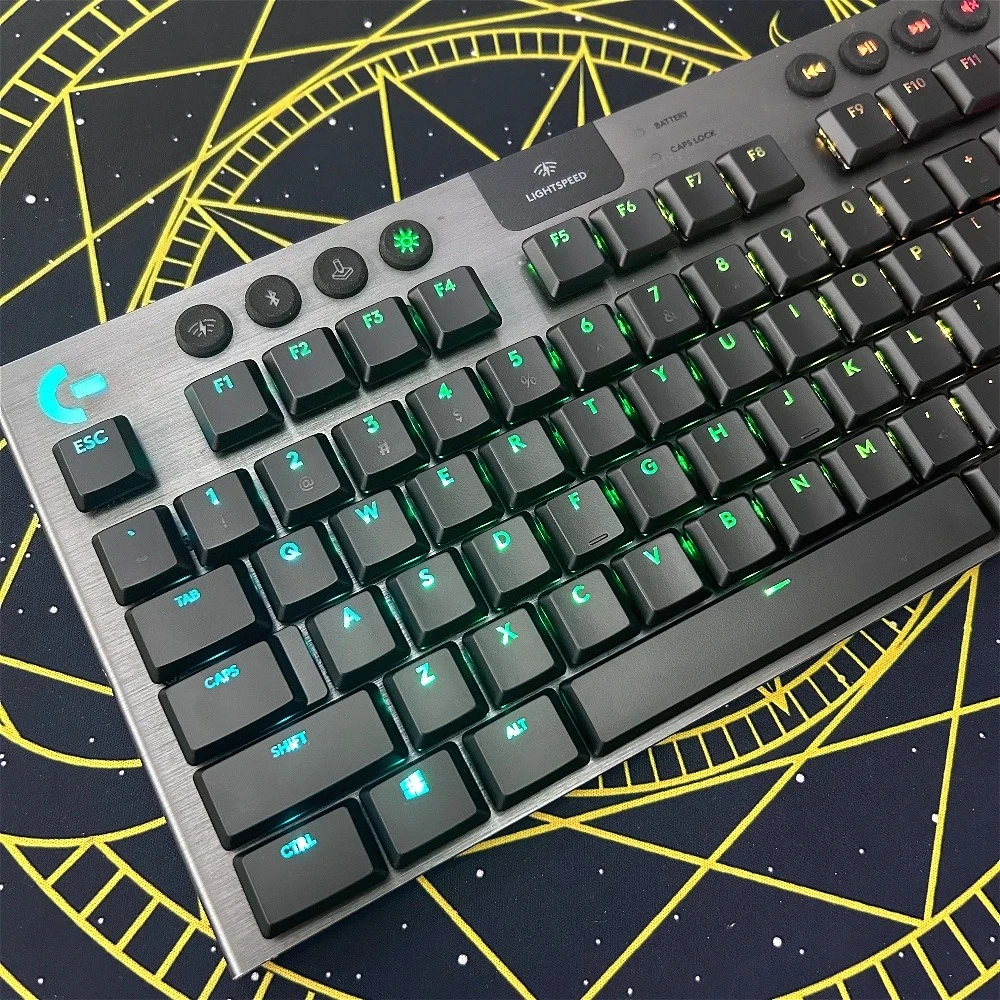 

G915 TKL keycaps,Original anti slip backlit keycaps suitable for Logitech G815/G915/G915 TKL series RGB mechanical keyboards