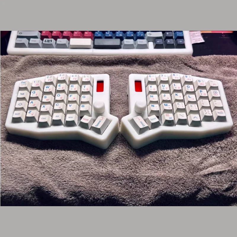 

Sofle Wireless Split Keyboard Kit Customization Bluetooth Dual Mode Hot Swap ZMK Ergonomics Mechanical Keyboard Accessories DIY