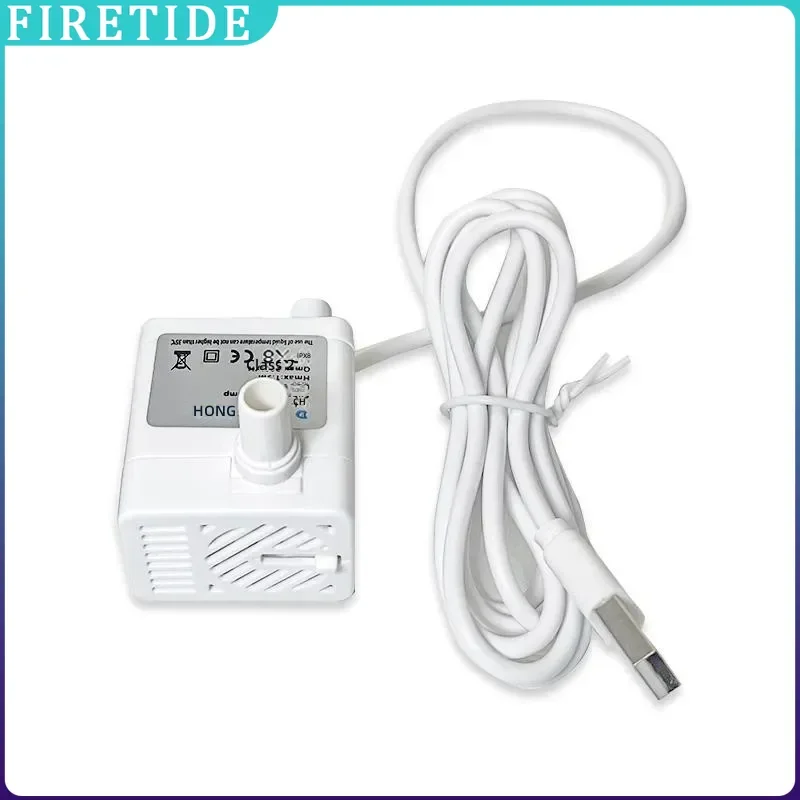 Silent Mini 5V USB Submersible Water Pump Intelligent Auto Shutoff Dry Protection Aquarium Fish Tank Drainage Tool Wave Maker