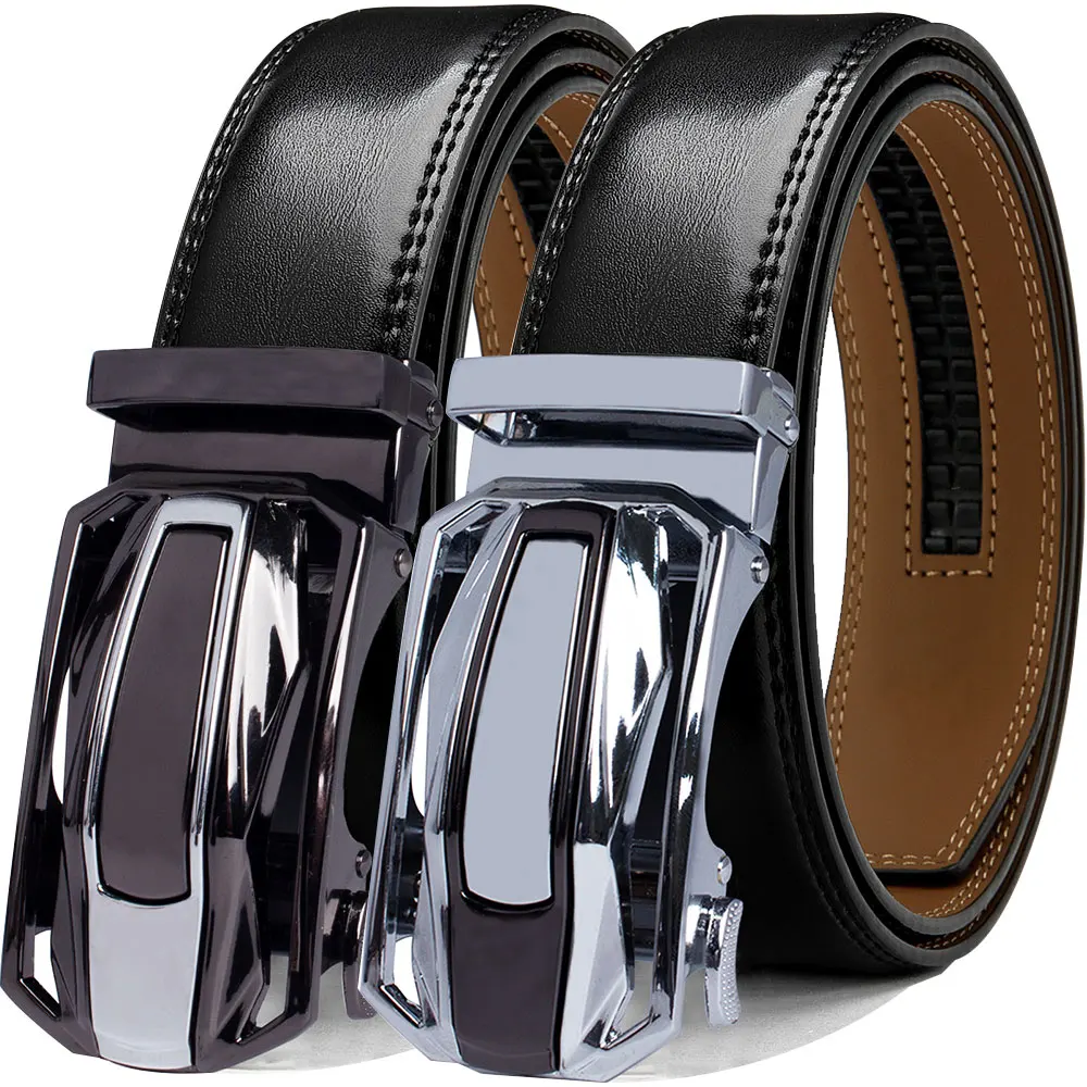 NONE Männer Gürtel Aus Echtem Leder Kuh Strap Automatische Gürtel Sport Auto Marke Mode Automatische Schnalle Hüftgurt Schwarz Männlich Gürtel für Männer 6
