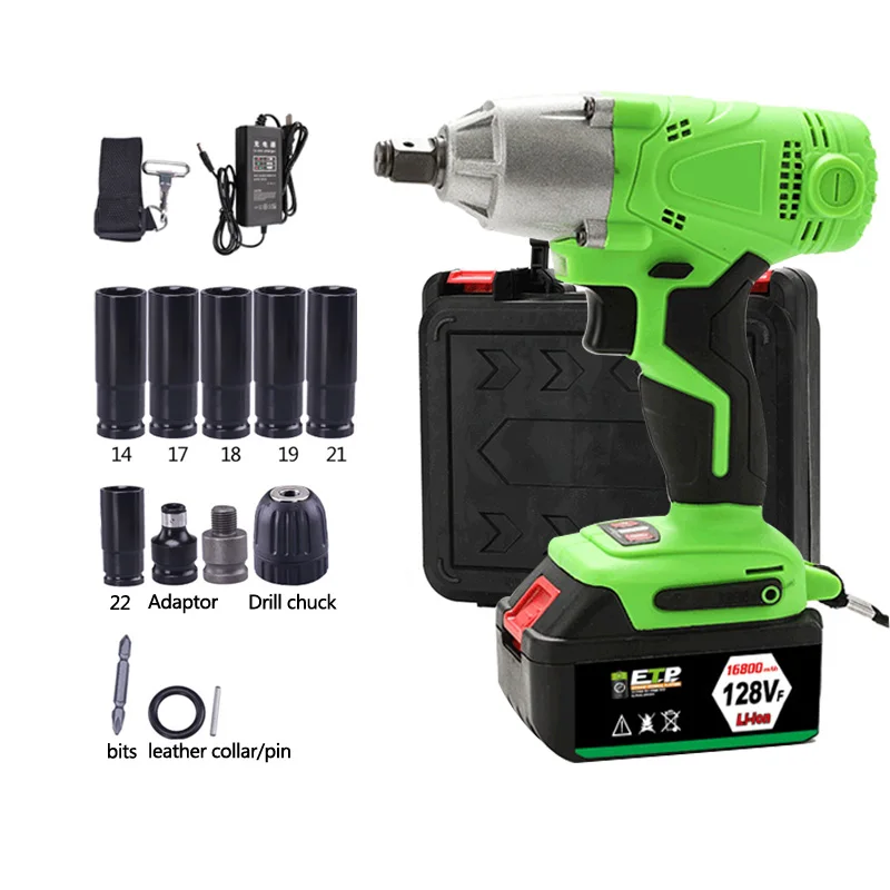 Magnitt Electric Cordless Impact Wrench Drill Gun Driver Tool 1/2\