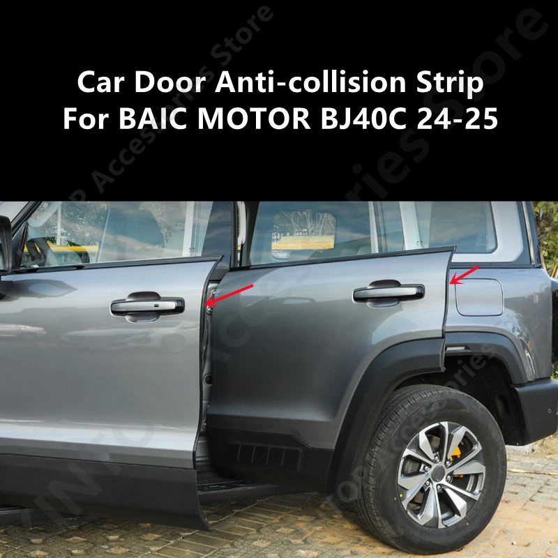 

For BAIC MOTOR BJ40C 24-25 Car Door Anti-collision Strip,Modified Door Edge Strip,Scratch Resistant Paint Protection Accessories