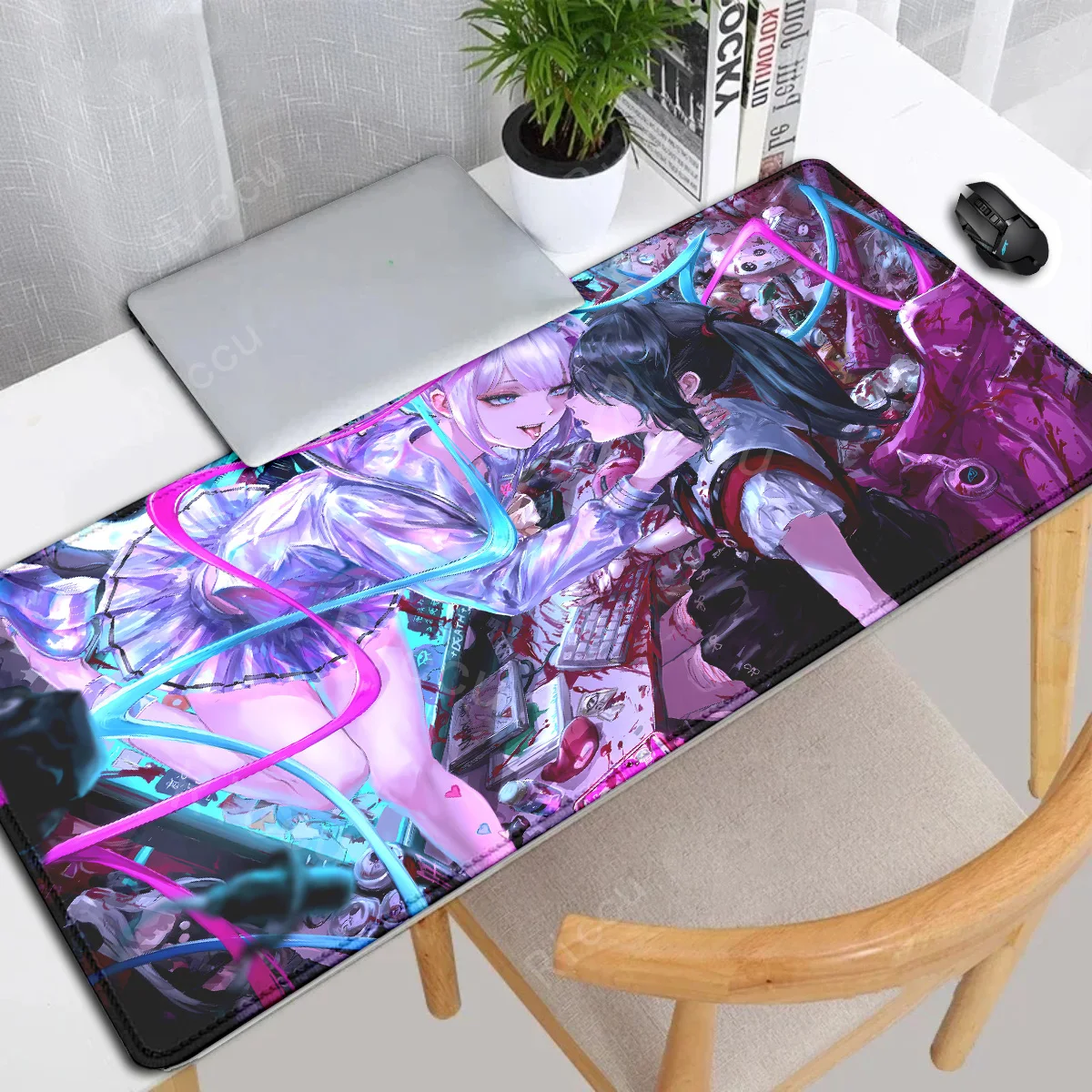 

game NEEDY GIRL OVERDOSE Anime teclado mouse pad Cute HD desk mat Extended Gaming Keyboard Mats Large XXL Gamer offices Mousepad