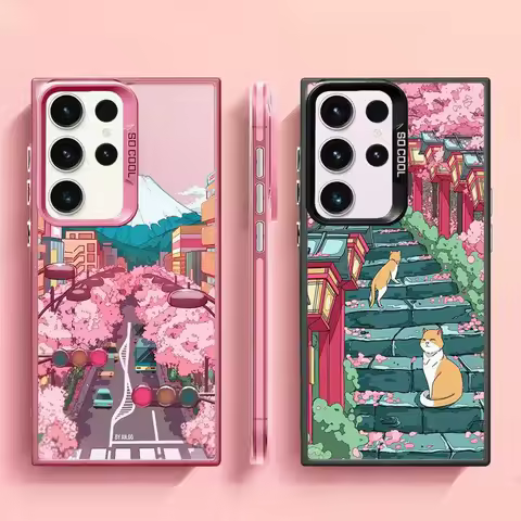 Japanese Anime House Cool Case For Samsung Galaxy S24 S22 S23 Plus S20 S21 FE Capa Note 20 Ultra Phone Fundas