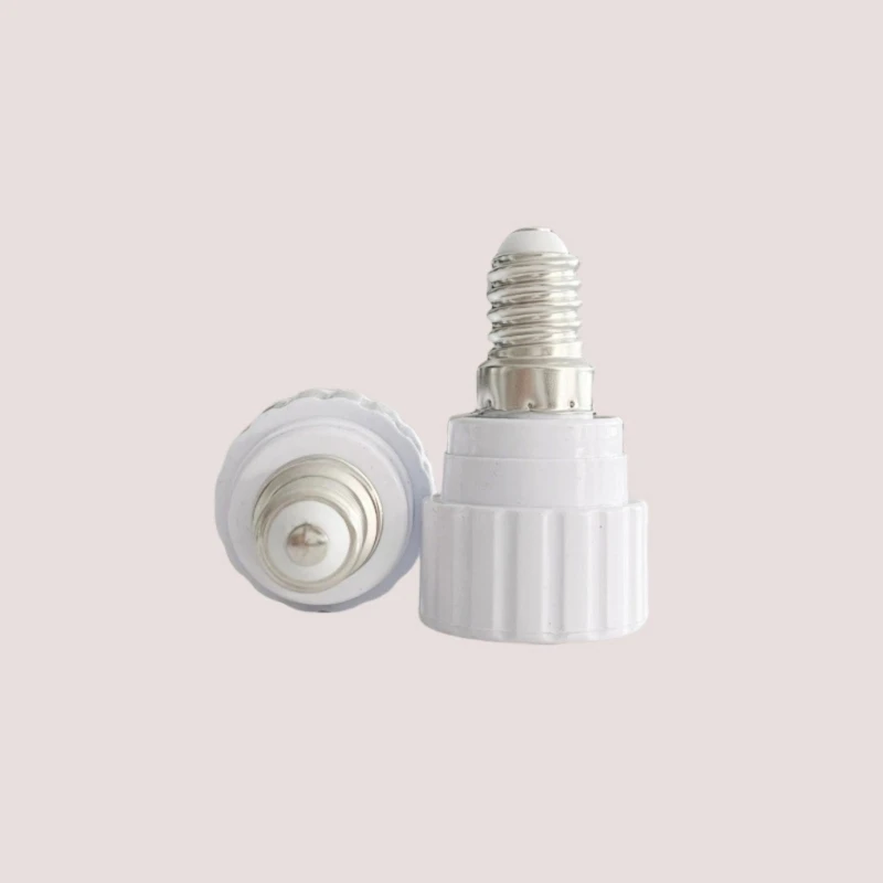 E17 ถึง GU10 อะแดปเตอร์ E17 สกรู GU10 ดาบปลายปืนฐานอะแดปเตอร์แปลงสำหรับหลอดไฟ อะแดปเตอร์ฐานแสง เซรามิคตัวแปลง