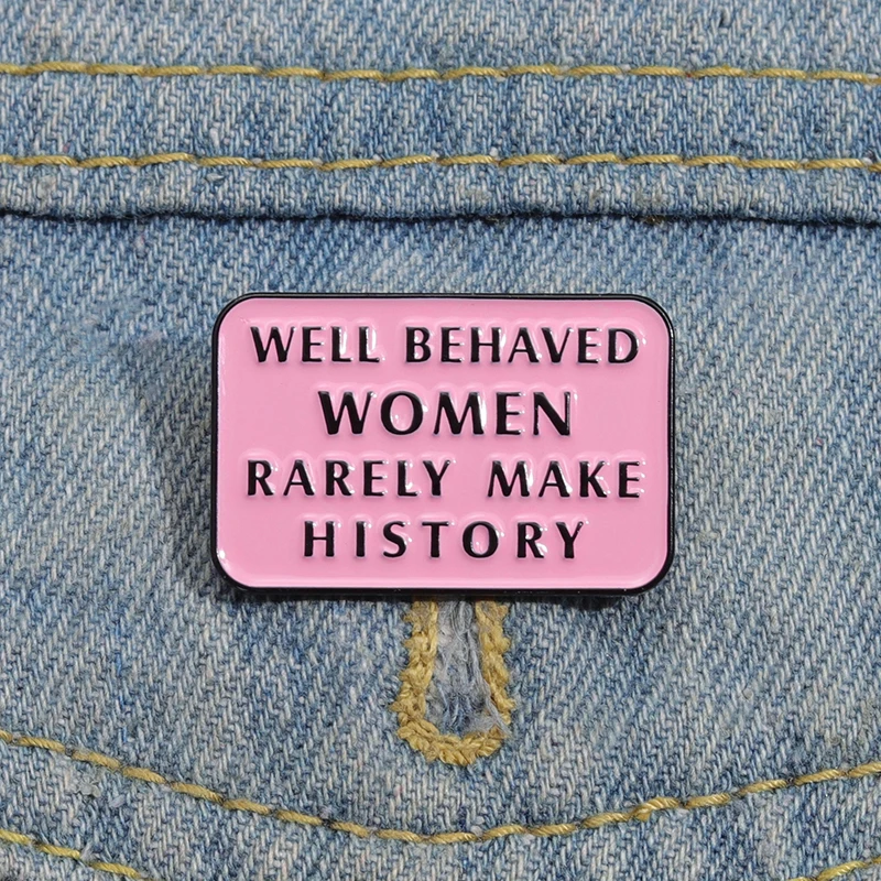 30 Arten feminist ische Emaille Pins kreative Frauen Mädchen Power Revers Abzeichen Broschen Rucksack Kleidung Schmuck Zubehör für Frauen