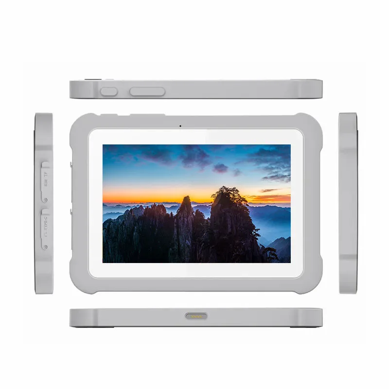 8 Inch  Android 8.1  Rugged Industrial Tablet PC With Card Reader  Nfc 1d 2d Barcode Scanner Tablet