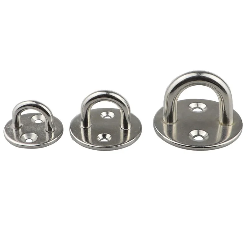 

4 шт., 5/6/8 мм, кольцевой крючок из нержавеющей стали 304, сверхмощная вешалка для потолочного крепления, инструмент «сделай сам», фланцевый болт, крючок, фурнитура для лодки