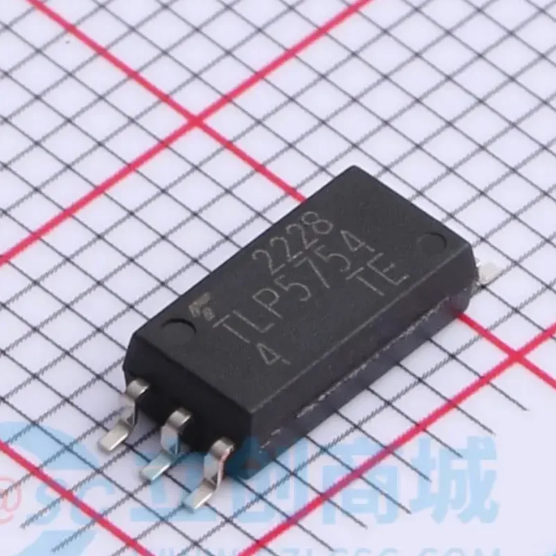 (10pc) TLP5754(TP,E SOIC-6-300mil Gate Driver Optocoupler 5Photocouplers Infrared LED & Photo IC TLP5754 SOP-6