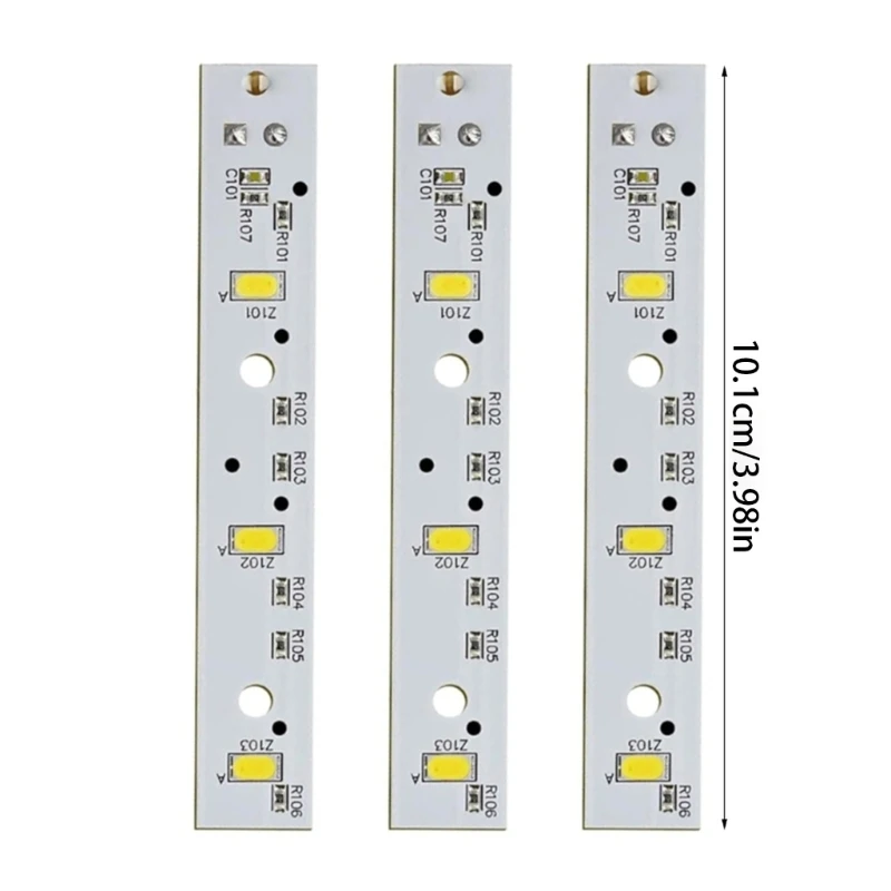 Confezione da 3 WR55X26671 Luce LED in plastica per frigoriferi Luce LED Sostituisci PS11767930 AP6035586 4468532 EAP11767930