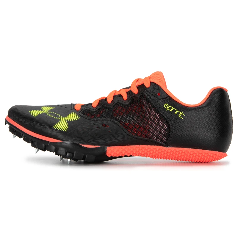 

Under Armour (Underarmour) Men's and Women's Shoes Kick Sprint 4 Couple's Track and Field Sports Cushioning and Wear-Resistant Casual Running Shoes 30461-001