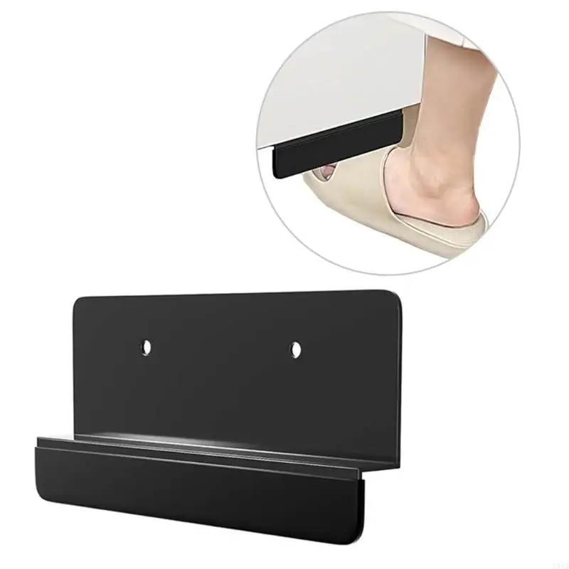 Innovative Foot Pull Handle Metal Trash Can Handle Bathroom Foot Pull Stylish Cabinet Accessory for Trash Drawers 