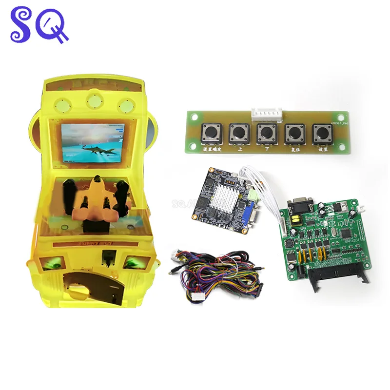 

Coin Operated Video Game Machine kit Flying Arcade Game 1player Aircraft Kit DIY one player Airplane DIY for Kids Entertainment