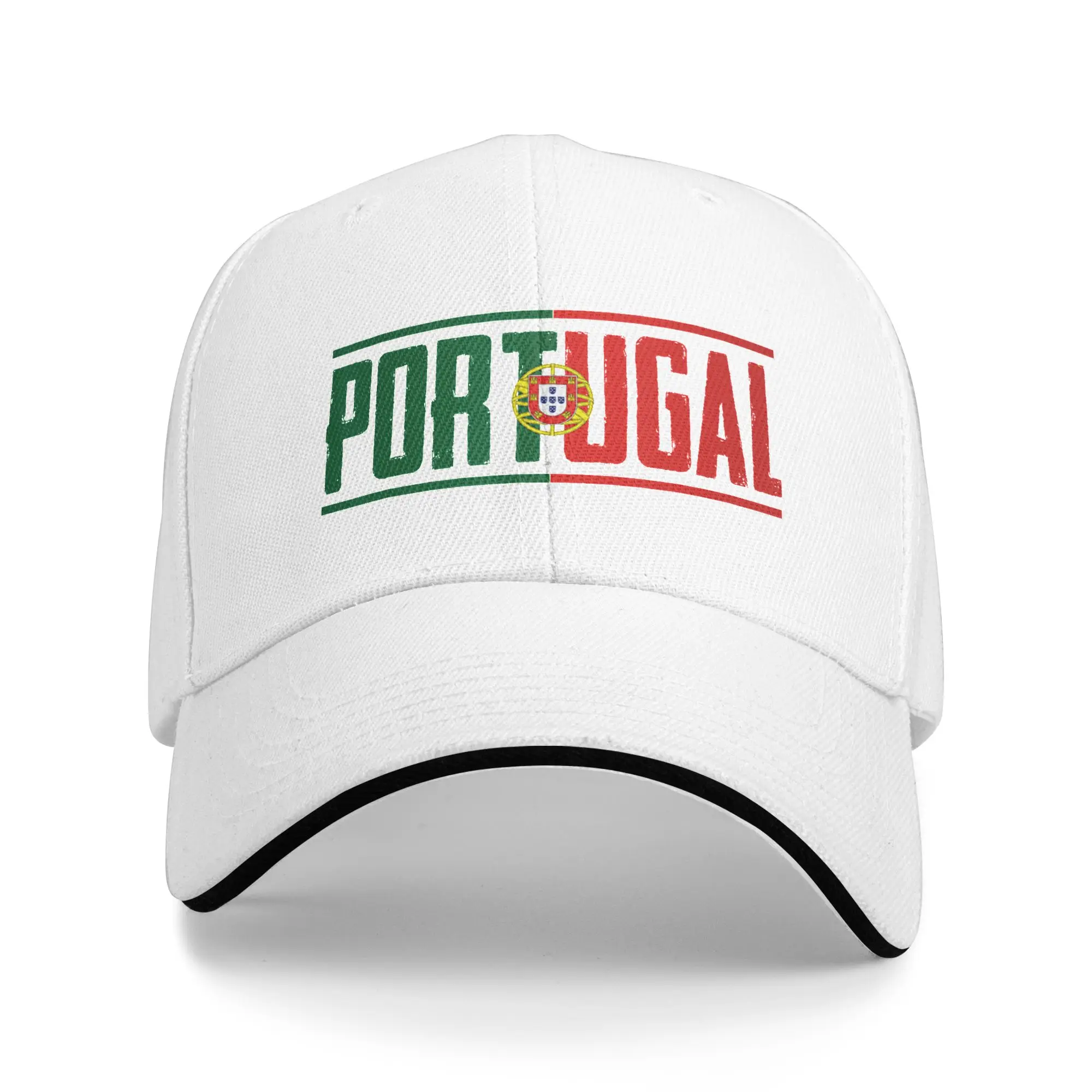 Unisex Portugal Flag Portuguese Outdoor Hat  Adjustable Cap Casual Baseball Cap Sunscreen Sunshade