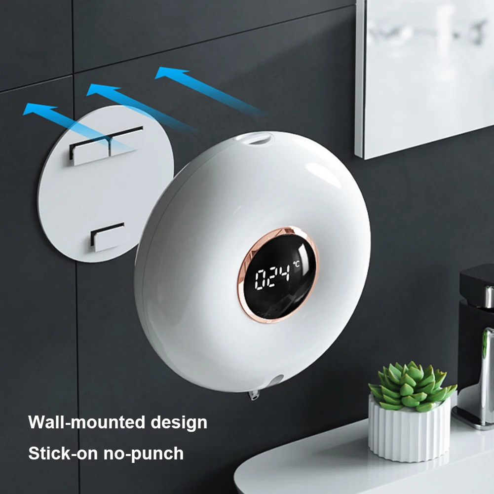 

Автоматическая умная пенная машина, перезаряжаемая от USB, 280 мл, электрический жидкий насос для дезинфицирующего средства для рук, IPX5, водонепроницаемый дозатор мыла без рук