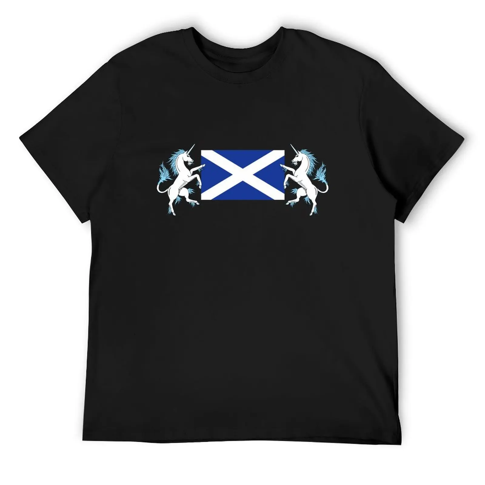 Saltire Unicorns T-Shirt anime clothes vintage sweat shirts, men