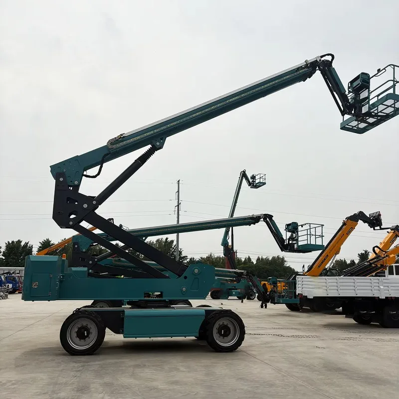 YG Aerial Work Platform 34M Articulated Cherry Picker Spider Boom Lift Machine Aerial Working Platform