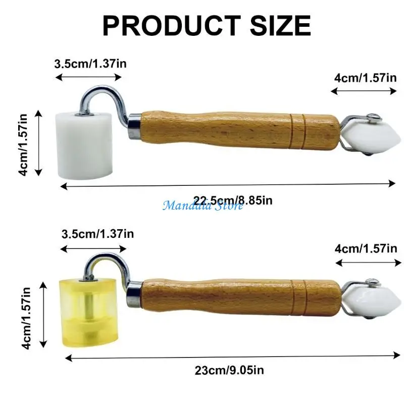 Con lăn đường may lợp mái U2JC Dễ dàng mang theo Con lăn gỗ Công cụ con lăn đường may mịn Con lăn đường may hiệu quả Con lăn dán