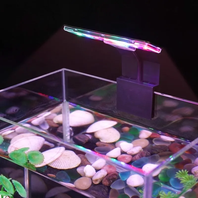 

Waterproof Aquarium Light,Fish Tank LED Light,3 Lighting Switching Modes,Clip-on Aquatic Plant Light ,Multicolor Fish Reef Lamp