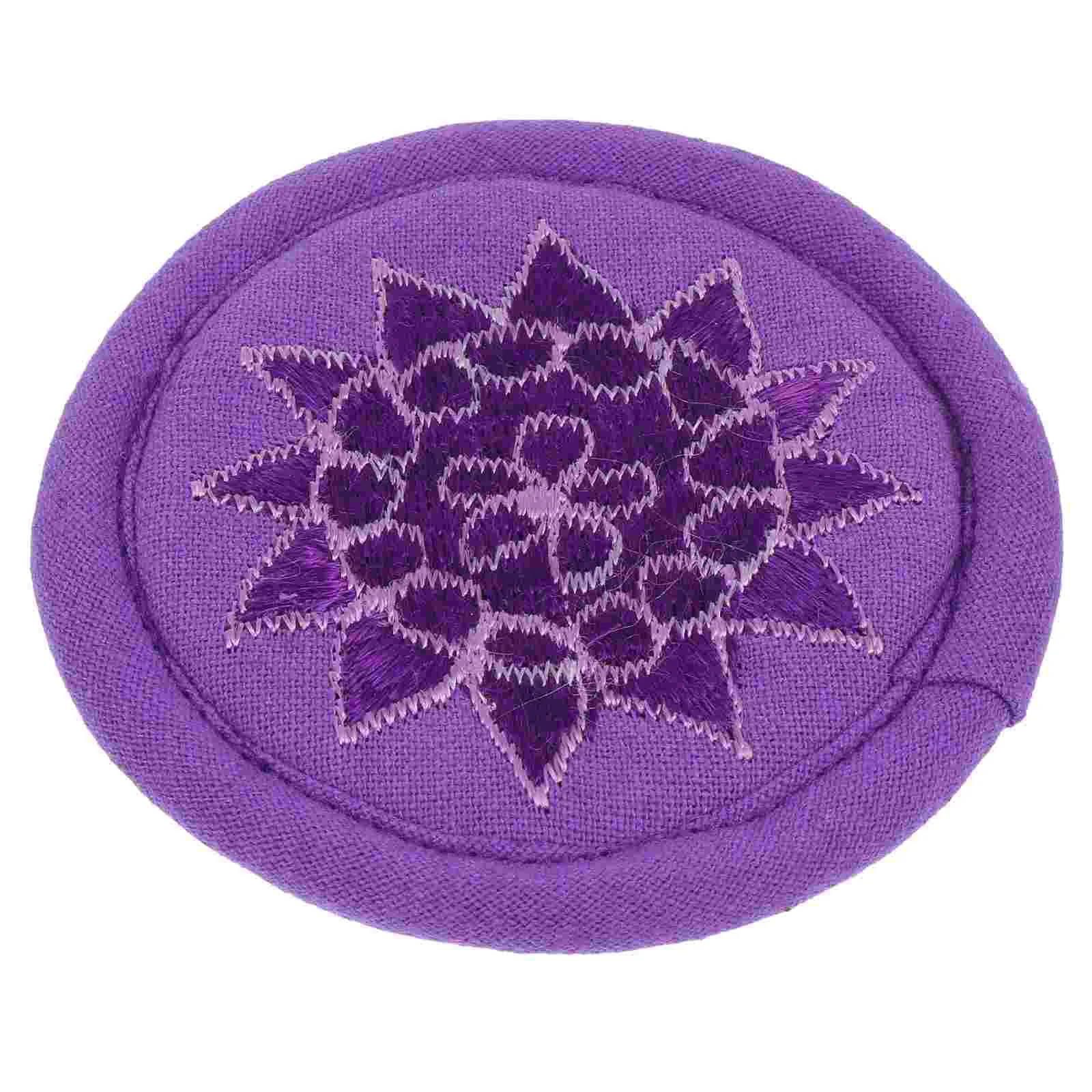 

Singing Bowl Cushion Brocade Ring Buddha Sound Handmade Pad Nepal Hand-made Mat Tibetan