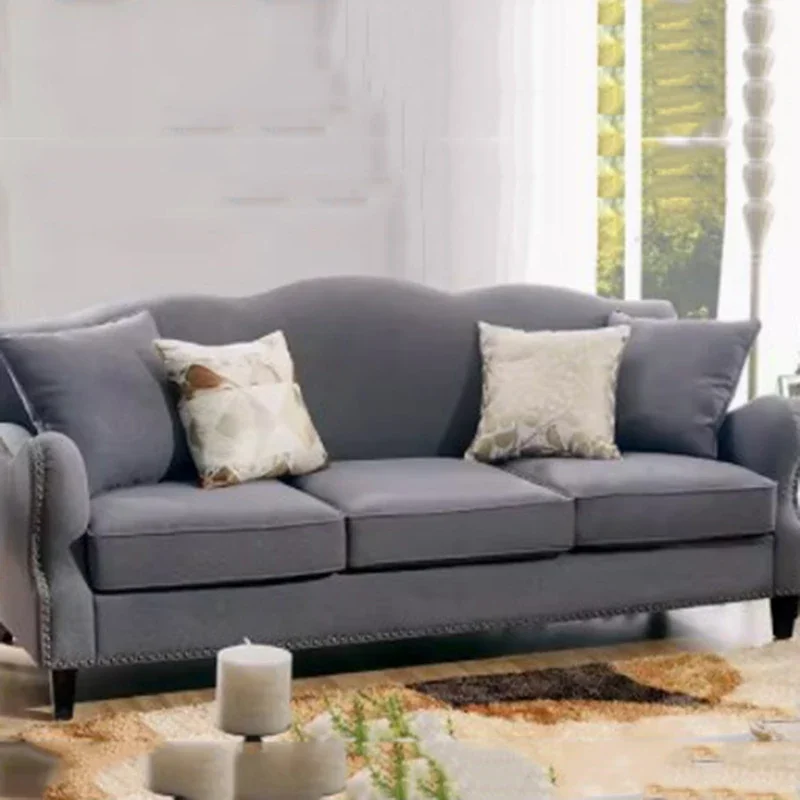 Large Nordic Sofa Soft Square Stretch Love Seat Recliner Sofa Cushion Read Sillon Relax Reclinable Para Salon Home Furniture