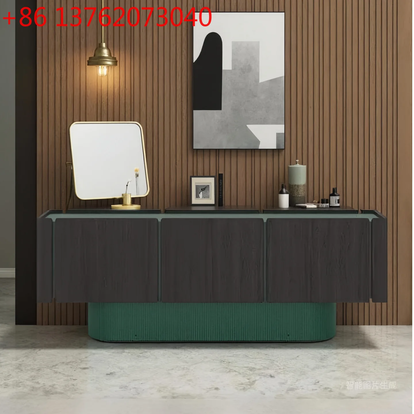 

Italian light luxury paint dining side cabinet, entrance cabinet, simple bedroom storage cabinet