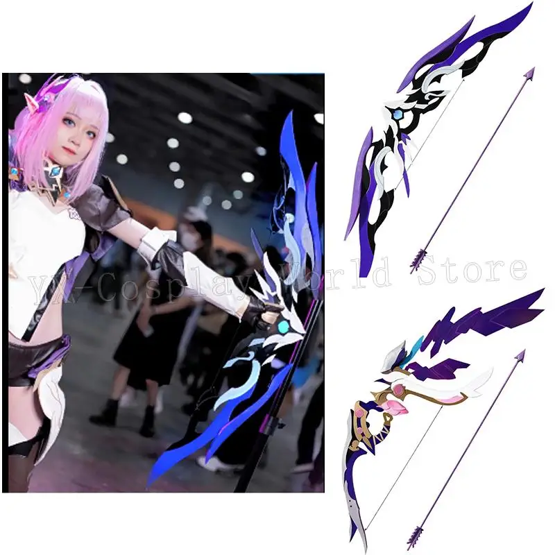 Honkai Impact 3 Elysia Cosplay Bow Prop Weapon Halloween cosplay Carnival Custom Hand Made Prop 120CM cosplay costume prop