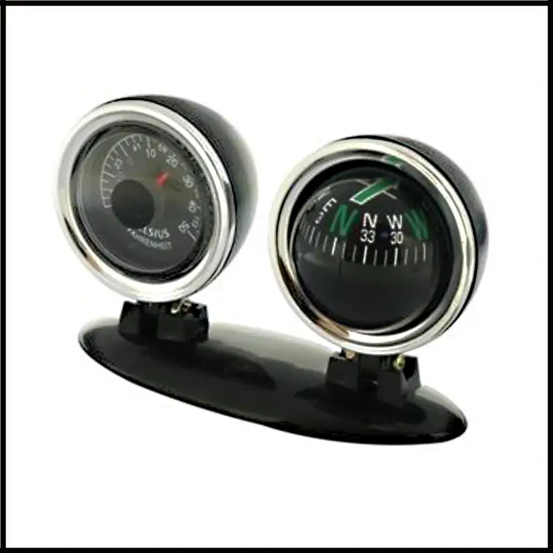 

2 In 1 Car Compasses Inclinometer Ornament For Truck Trailer Interior Decoration