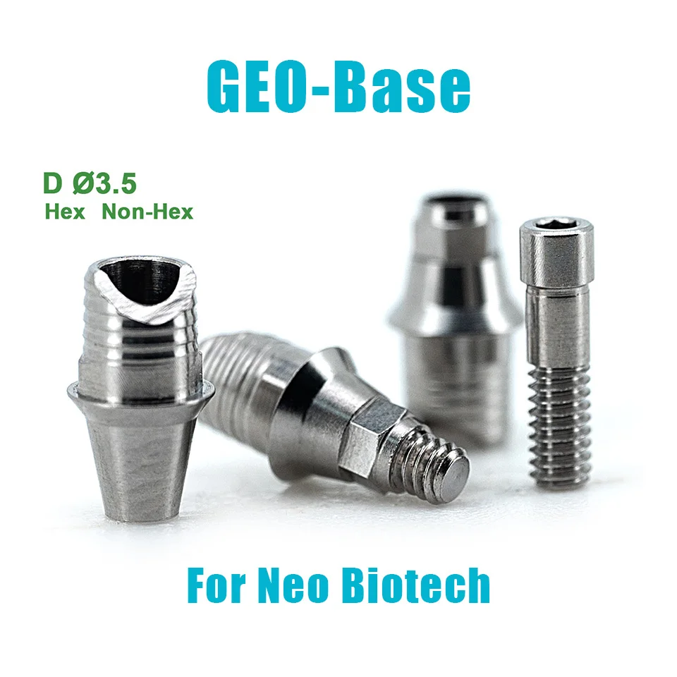 5pcs Titanium Ti Base Abutment for Neo Biotech CAD CAM Dental Implant Custom Milling Prosthetic Parts Wholesale Direct Factory